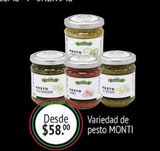 Oferta de Variedad de pesto Monti por $58 en La Comer
