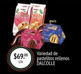 Oferta de Variedad  pastelitos rellenos Dalcolle por $69 en La Comer