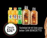Oferta de Té listo para beber SAN BENEDETTO por $26 en Fresko