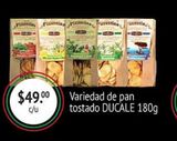Oferta de Pan tostado DUCALE 180g por $49 en Fresko
