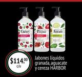 Oferta de Jabón líquido granada HARBOUR por $114 en Fresko