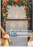 Oferta de Luces x50 led con estrellas por $499 en Sodimac Homecenter