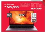 Oferta de Laptop Huawei por $19999 en Office Depot
