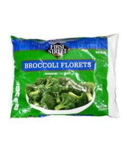 Oferta de Brócoli congelado First Street por $74.9 en Smart & Final