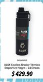 Oferta de ALSK Coolers Shaker Térmico Deportivo Negro - 24 Onzas por $429.9 en GNC