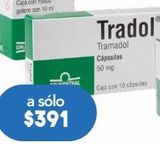 Oferta de Tradol 10 Cápsulas Caja por $391 en Farmacia San Pablo