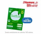 Oferta de Svetia Endulcolorante De Mesa Stevia 102 G  por $60.5 en Farmacia San Pablo