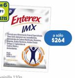 Oferta de Enterex Imx vainilla 123 G  por $264 en Farmacia San Pablo
