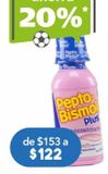 Oferta de Pepto Bismol Plus 236 ML por $122 en Farmacia San Pablo