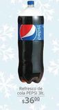 Oferta de Refresco de cola Pepsi 3L por $36 en La Comer