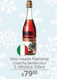 Oferta de Vino rosado Lambrusco 750ml por $79 en La Comer