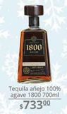 Oferta de Tequila añejo 100% 1800 700ml por $733 en La Comer