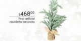 Oferta de Pino artificial navideño terracota por $468 en Fresko