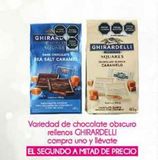 Oferta de Variedad de chocolate obscuro relleno GHIRARDELLI en Fresko