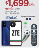 Oferta de Smartphone Zte por $1699 en Chedraui