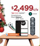 Oferta de Smartphone Galaxy AO3 por $2499 en Chedraui