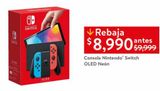 Oferta de Consola Nintendo Switch OLED Neón por $8990 en Walmart