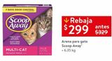 Oferta de Arena para gato Scoop Away 6,35kg por $299 en Walmart