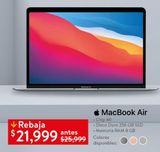 Oferta de MacBook Air Apple 8GB/256GB por $21999 en Walmart