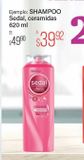 Oferta de Shampoo Sedal ceramidas 620ml por $39.92 en Del Sol