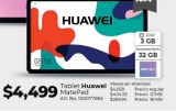 Oferta de TABLET HUAWEI MATEPAD por $4499 en Office Depot