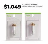 Oferta de CUCHILLA CRICUT por $1049 en Office Depot