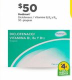 Oferta de Medimart Diclofenaco / Vitamina B por $50 en Bodega Aurrera