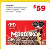 Oferta de Sandwich de helado Mordisko por $59 en Bodega Aurrera