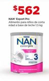 Oferta de Formula láctea NAN Expert Pro por $562 en Bodega Aurrera