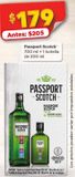 Oferta de Passport Scotch 700ml por $179 en Bodega Aurrera