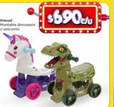 Oferta de Prinsel Montable dinosaurio o unicornio por $690 en Bodega Aurrera