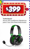 Oferta de Turtle Beach Recon 50X Audífonos Alámbricos para XBox por $399 en Bodega Aurrera