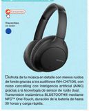 Oferta de Audífonos Bluetooth Sony WH-CH710N / On Ear / Negro en RadioShack