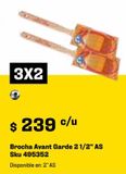 Oferta de Brocha Avant Garde 2 1/2" AS por $239 en Sodimac Constructor