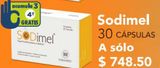 Oferta de SODIMEL CAP C/30 por $748.5 en Farmacia San Pablo