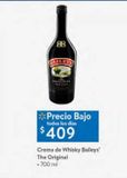 Oferta de Crema de whisky Bailey`s 700ml por $409 en Walmart