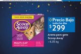 Oferta de Arena para gatos Scoop Away 6,35kg por $299 en Walmart