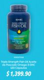 Oferta de Triple Strength Fish Oil Aceite de Pescado  por $1399.9 en GNC