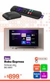 Oferta de Roku Streaming Express / HD / HDMI / Negro por $899 en RadioShack
