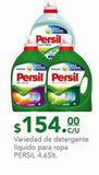 Oferta de Detergente líquido Persil 4,65L por $154 en La Comer
