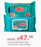 Oferta de Toallas desinfectantes Cloralex por $47 en Fresko