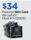 Oferta de Esponja Skin Care de carbón Mod. PT-022010 por $34 en Chedraui