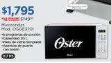 Oferta de Oster Microondas Mod. OGGE3701 por $1795 en Chedraui