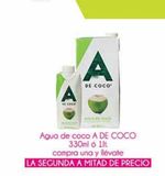 Oferta de Agua de coco A de Coco 330 ml  en Fresko