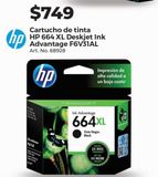 Oferta de Cartuchos de tinta HP 664 XL por $749 en Office Depot
