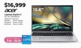 Oferta de Laptop Acer Aspire 3 por $16999 en Office Depot