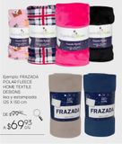 Oferta de Frazada Polar Fleece Home Textile Designs por $69.93 en Woolworth