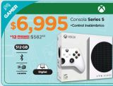 Oferta de Xbox Consola Series S •Control inalámbrico por $6995 en Chedraui
