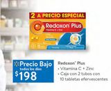 Oferta de Vitamina C+Zinc Redoxon 2 tubos con 10 tabs por $198 en Walmart
