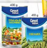 Oferta de Variedad de ensalada Great Value 410g/430g por $40 en Walmart
